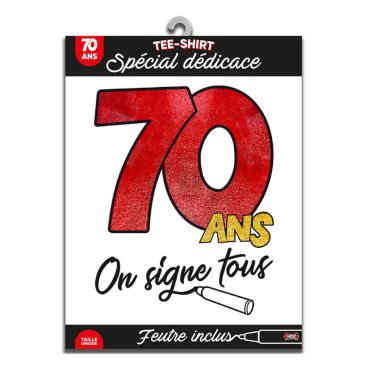 tee-shirt à dédicacer avec âge au choix | jourdefete.com tee-shirt à dédicacer avec âge au choix | jourdefete.com