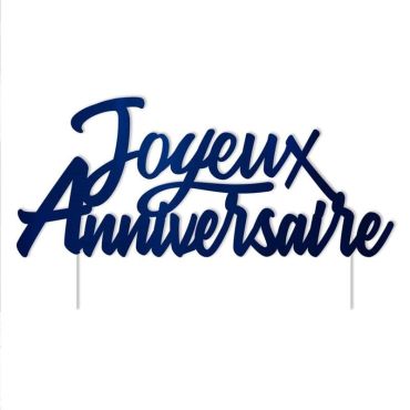 Top Gâteau - Joyeux Anniversaire - Collection Confettis | jourdefete.com Top Gâteau - Joyeux Anniversaire - Collection Confettis | jourdefete.com