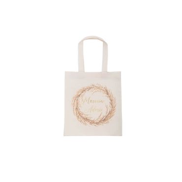 Tote bag en lin - Jolie Pampa - Marraine Adorée Tote bag en lin - Jolie Pampa - Marraine Adorée