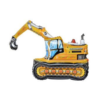 Ballon aluminium réaliste en forme de tractopelle jaune pour enfant | jourdefete.com Ballon aluminium réaliste en forme de tractopelle jaune pour enfant | jourdefete.com