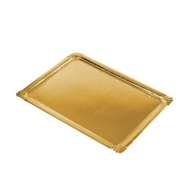 5 Plateaux Traiteur en carton - 34 x 45,5 cm - Couleur Or 5 Plateaux Traiteur en carton - 34 x 45,5 cm - Couleur Or