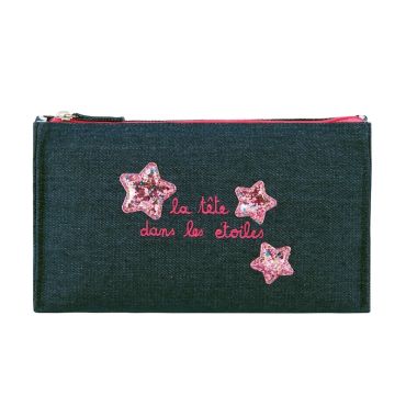 Trousse de Toilette "La Tête dans les Etoiles" - Derrière La Porte Trousse de Toilette "La Tête dans les Etoiles" - Derrière La Porte