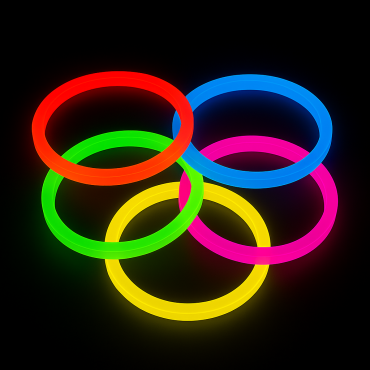 Bracelets lumineux fluo multicolores en lot de 50 pour fêtes et soirées | jourdefete.com Bracelets lumineux fluo multicolores en lot de 50 pour fêtes et soirées | jourdefete.com