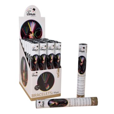 Tube de bracelets lumineux multicolores pour soirées festives | jourdefete.com Tube de bracelets lumineux multicolores pour soirées festives | jourdefete.com