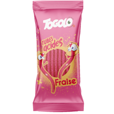 Bonbons tubes acidulés goût fraise Togolo Tubes Acides Fraise | jourdefete.com Bonbons tubes acidulés goût fraise Togolo Tubes Acides Fraise | jourdefete.com