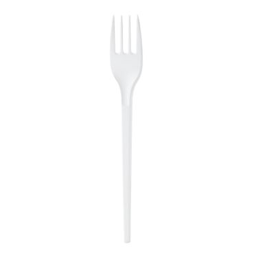 Pack de 50 Fourchettes en Plastique - Blanc
