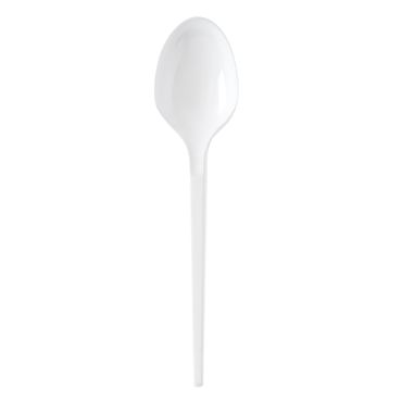 Pack de 50 Grandes Cuillères en Plastique - Blanc Pack de 50 Grandes Cuillères en Plastique - Blanc