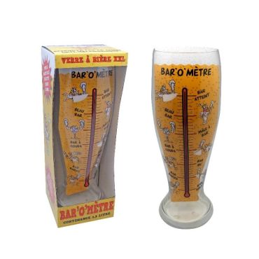 Verre à Bière Géant - "Baromètre" Verre à Bière Géant - "Baromètre"