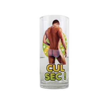 Verre "Strip-Tease" Homme - Cul Sec ! Verre "Strip-Tease" Homme - Cul Sec !