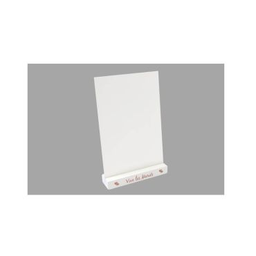 Porte-Menu Bois Blanc - Repère de table - Vive les Mariés - Rose Gold | JOURDEFETE.COM Porte-Menu Bois Blanc - Repère de table - Vive les Mariés - Rose Gold | JOURDEFETE.COM