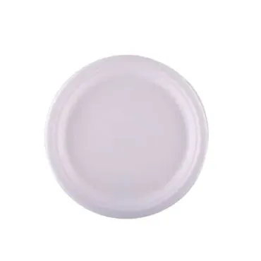 Assiettes éco-responsables en fibre de canne à sucre 18 cm pour desserts | jourdefete.com