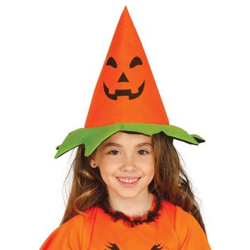 Chapeau de sorcière enfant  - Citrouille