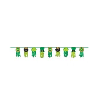 Guirlande de papier de soie de la Saint Patrick