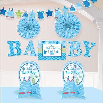 Ensemble de Décoration "It's a Baby Boy" - 10 pièces