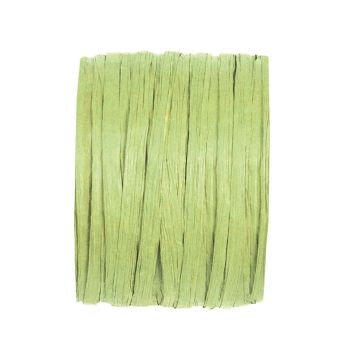 Bobine de Raphia Papier Vert Amande