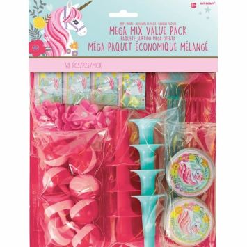 Sachet de 48 petits cadeaux Licorne