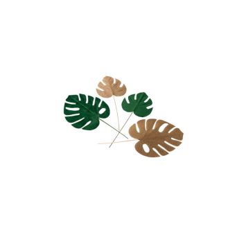 feuilles-tropical-or-paillettes-decoration | jourdefete.com
