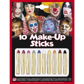 Palette Crayons de Maquillage 10 couleurs
