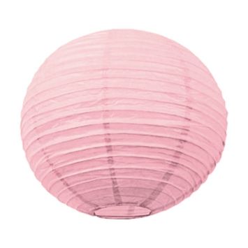 Lanterne japonaise en papier rose vintage - 35 cm