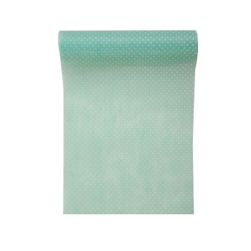 Chemin de Table "Plumetis" - Vert
