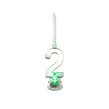 Bougie Led Chiffre 2