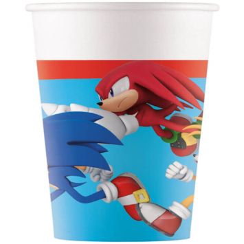 Placez ces sublimes gobelets "Sonic the Hedgehog" sur la table lors de l’anniversaire de votre enfant | jourdefete.com