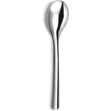 6 cuillères en acier inoxydable sur carte - 16,5 cm - Collection Slim²
