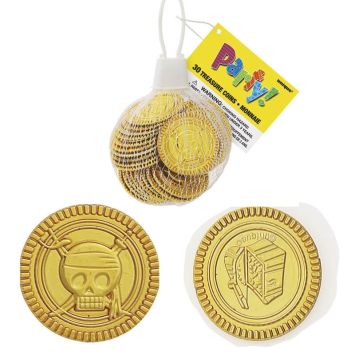 Sachet de 30 pièces d'or en plastique