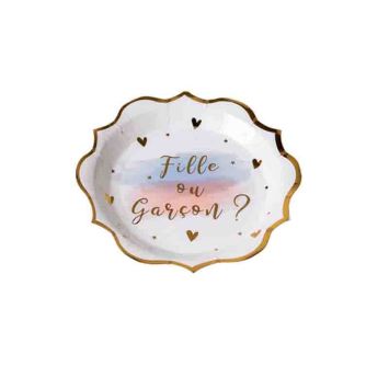assiettes-gender-reveal-fille-garcon | jourdefete.com