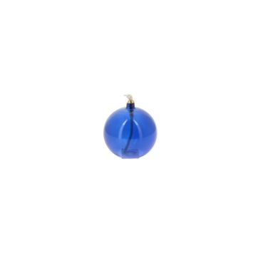 Lampe à huile en verre - Léna - 8 x 8,5 cm - Couleur au choix