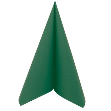 50 Serviettes Voie Sèche - Vert Sapin