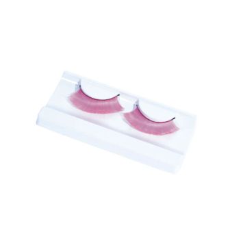Faux cils fluo - Rose