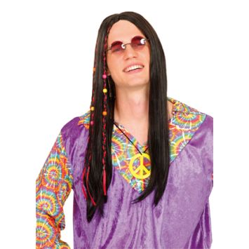 Perruque Hippie Flower Power