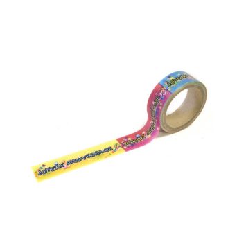 Ruban repositionnable "Pop" Joyeux Anniversaire