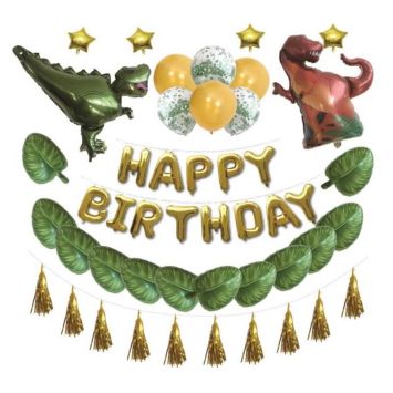 47 décorations d'anniversaire thème dinosaure