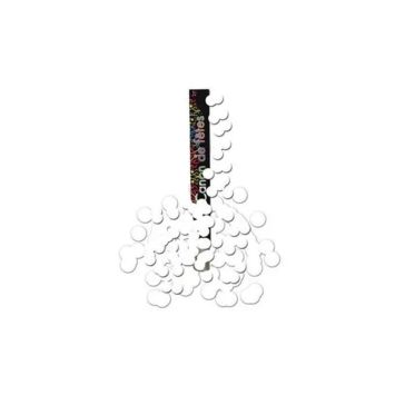 canon confettis ronds blancs | jourdefete.com