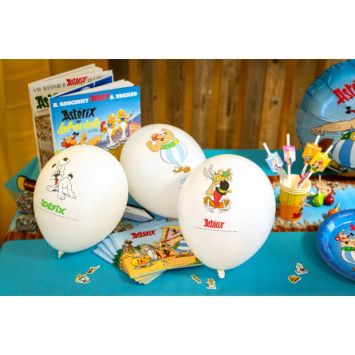 6 ballons en latex - Diamètre 27 cm - Astérix ®