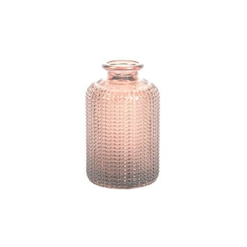 Vase Paola Verre Fumé Ambre Diam 10 x 6 cm