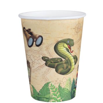 10 gobelets en carton - 27 cl - Collection Aventurier