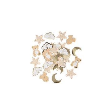baby shower confettis baby nude