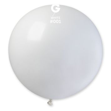 Ballon en latex - 80 cm - Couleur Blanc