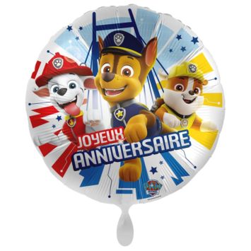 Un splendide ballon à l'effigie de Marcus, Chase et Ruben de la Pat' Patrouille™ | jourdefete.com