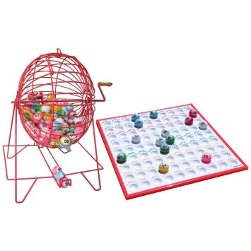 Boulier de Loto Géant + Plateau + 90 Boules 
