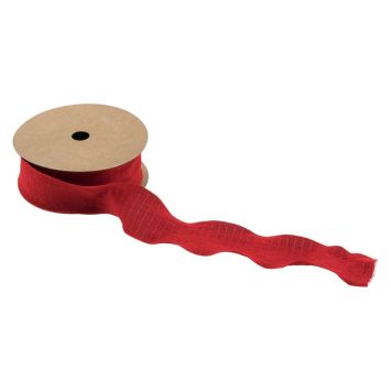 Bobine de ruban plissé - 4 cm x 10 m - Collection Parenthèse Élégante - Couleur au choix