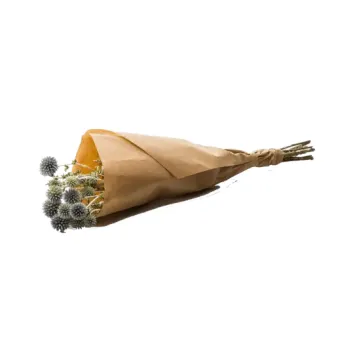 Botte d'échinops bleus - 13 x 50 cm