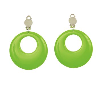 Boucles d'oreilles fluo - Couleur au choix