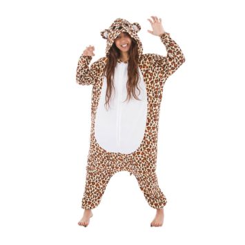 Déguisement Kigurumi Léopard en peluche