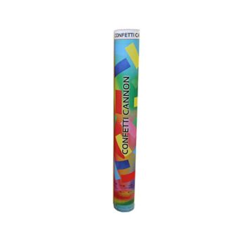 canon à confettis multicolores de 30 cm | jourdefete.com