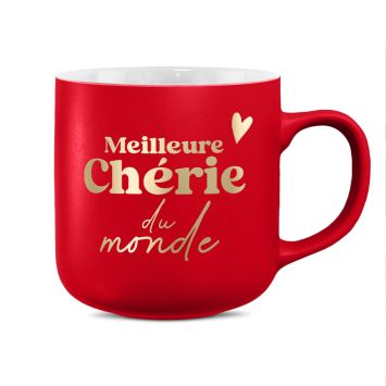 Mug Mat - Saint-Valentin - Collection Chéri Chérie - Modèle au choix