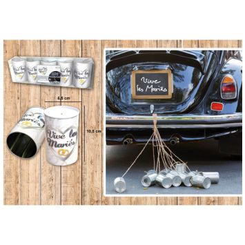 5 Boîtes à voiture balai pré-percées
